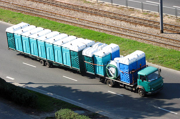 Porta potty delivery and setup in East Pittsburgh, PA